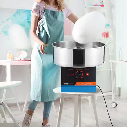 machine barbe a papa bleu