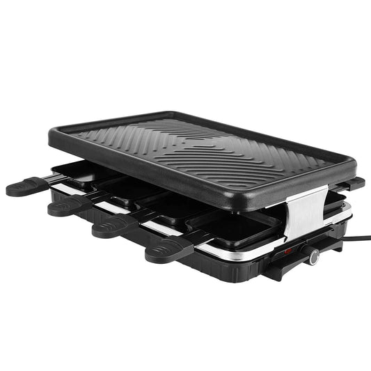 plancha electrique noire de cuisine sans fumée
